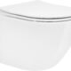 WC suspendu sans bride ECD Germany 49 cm blanc antibactérien