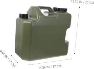 Réservoir d'eau de camping 18 L PE vert avec poignée