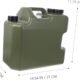 Réservoir d'eau de camping 18 L PE vert avec poignée