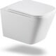 WC suspendu réservoir encastré Soft-Close plaque
