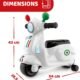 51uZPNE7zWL._AC_SL1125_.jpg Moto porteur Chicco Vespa – Lumières & Sons, 25 kg