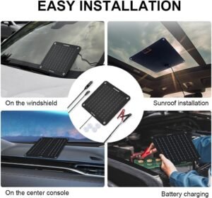 Mainteneur de batterie 12V pour voiture ECO-WORTHY 10W