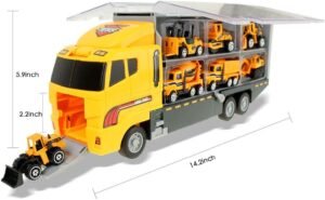Camion jouet enfant 1-6 ans jaune Cadeau anniversaire