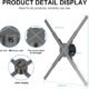 Projecteur holographique 3D ventilateur affichage 2K 722 LED