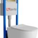 Élément mural WC Lavita 40 cm – Kit complet encastré