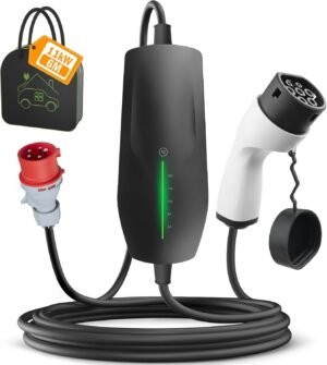 Chargeur voiture électrique Ty Chargeur voiture électrique Type 2 11kW triphasé 7m CEE IP66