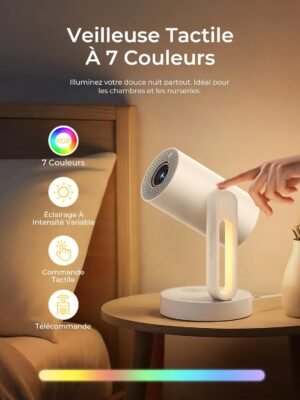 Projecteur vidéo 4K ETOE Starfish Plus, Google TV 300 ANSI