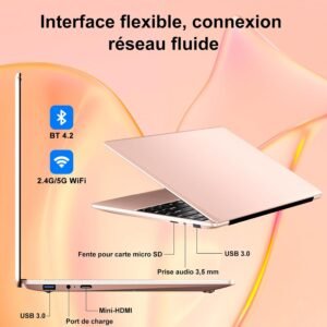 Ordinateur portable 14" NOTODD 256Go SSD extensible 1To