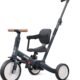 Tricycle 5 en 1 newyoo 1-3 ans, barre de poussée, anthracite