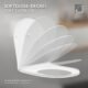 WC suspendu sans bride ECD Germany 49 cm blanc antibactérien