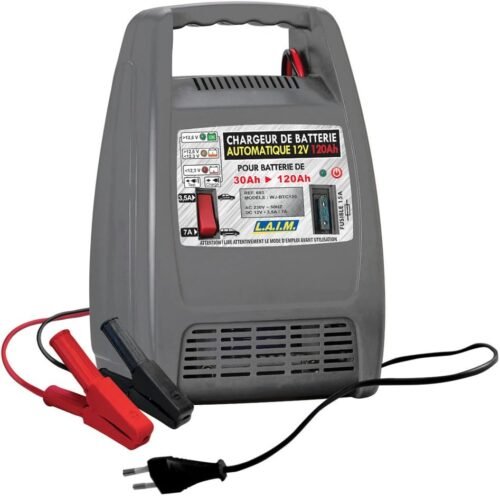 Chargeur de batterie automatique 12V L.A.I.M. 693 10A 120Ah
