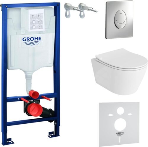 WC suspendu mural Lavita blanc WC suspendu mural Lavita blanc sans bord, abattant SoftClose