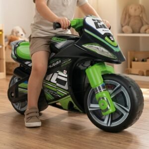 Moto porteur enfant 4-7 ans sans pédales INJUSA roues larges