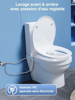 61C1nGRlGFL._AC_SL1500_.jpg Abattant WC japonais YEAUPE PRO Duroplast O non électrique