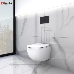 61CVZr6n7L._AC_SL1500_.jpg Abattant WC suspendu LAVITA Dalia - abaissement automatique