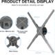 Projecteur ventilateur holographique 3D LED HD intelligent