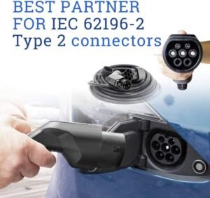 Support chargeur véhicule électrique Type 2 Organiseur de câble