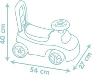 Porteur auto Little Smoby - Trotteur et coffre dès 10 mois