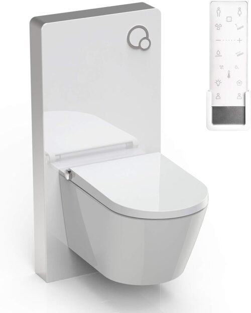 WC japonais BERNSTEIN suspendu WC japonais BERNSTEIN suspendu lavant céramique télécommande