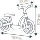 Draisienne Smoby - roues silencieuses, selle réglable