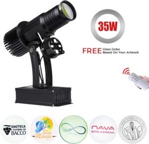 Projecteur GOBO Logo 35W - Personnalisé, Zoom manuel