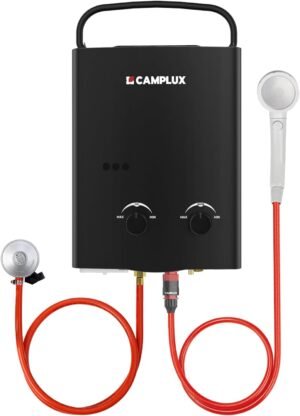 Chauffe-eau instantané gaz 5 L CAMPLUX AY132B portable