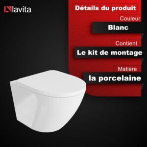WC mural Grohe Rapid SL + Lavita abattant Soft-Close
