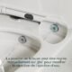 WC de douche suspendu fonction bidet 53 x 36 x 35 cm