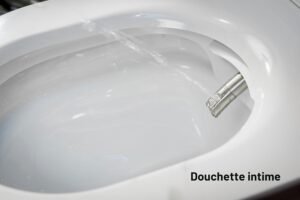 WC japonais BERNSTEIN suspendu lavant céramique télécommande
