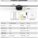 Projecteur holographique 3D 42cm - 244 LED, App, logo personnalisé
