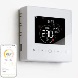 Thermostat connecté WiFi 2-fil Thermostat connecté WiFi 2-fils programmable chaudière gaz