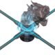 Ventilateur holographique 3D LED HD lecteur intelligent