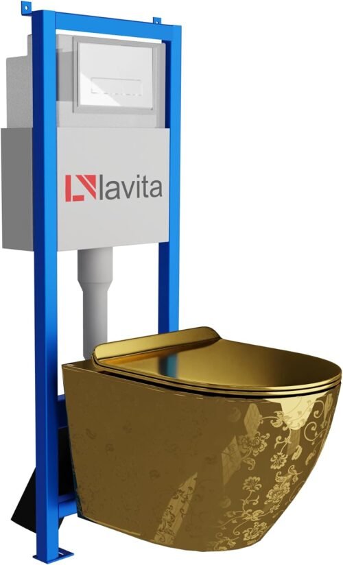 Élément mural WC 40 cm Lavita Élément mural WC 40 cm Lavita LAV 101 - Kit complet blanc