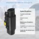 Adaptateur Type 2 vers Type 1 pour véhicule électrique avec clip