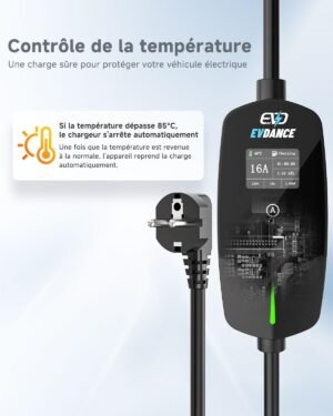 61RSr3Rd2RL._AC_SL1500_.jpg Chargeur voiture électrique EVDANCE 3,68 kW, 6,1 m, 0-12h