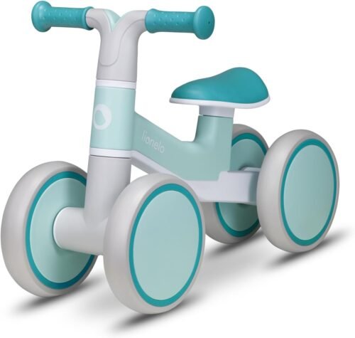 Draisienne bébé Lionelo Villy 4 roues 1-3 ans Turquoise