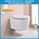 Abattant WC YEAUPE PRO Duroplast Fermeture douce Blanc