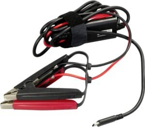 Câble de charge USB-C CTEK ave Câble de charge USB-C CTEK avec pince 12V pour CS Free