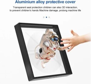 61SkDJustXL._AC_SL1500_.jpg Projecteur hologramme 3D LED rotatif HD pour logo & annonce