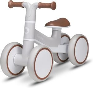 Draisienne bébé Lionelo Villy 4 roues beige jusqu'à 30 kg