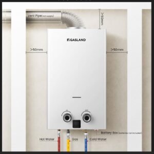 Chauffe-eau à gaz instantané GASLAND 10L – Butane/Propane