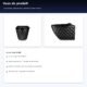 WC suspendu noir mat - cuvette céramique SoftClose