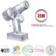 Projecteur GOBO Logo 35W LED personnalisé zoom manuel argent