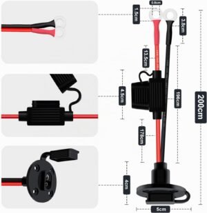 61WQPCgUL._AC_SL1500_.jpg Prise SAE 10AWG 2m 12-24V pour batterie moto/voiture