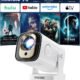 Vidéoprojecteur 1080P natif Mini Smart compatible 4K