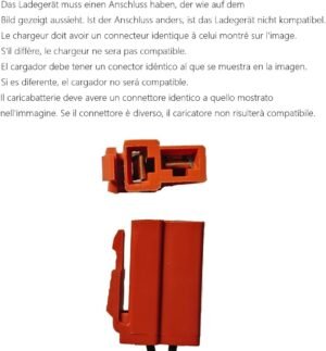 Chargeur 6V voiture enfant prise carrée rouge batterie plomb