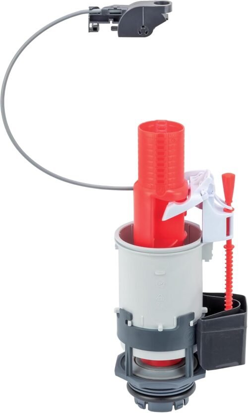 Mécanisme chasse d'eau Wirquin câble rouge/blanc WC suspendu