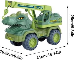 Camion porteur de dinosaure