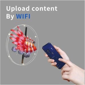 Projecteur holographique 3D 42 cm LED WiFi - housse incluse