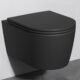 WC suspendu AM.PM FlashClean noir mat 49 cm - sans bord